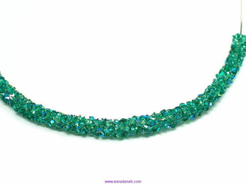 OD22122 Glitterbuisjes 50 cm Emerald AB